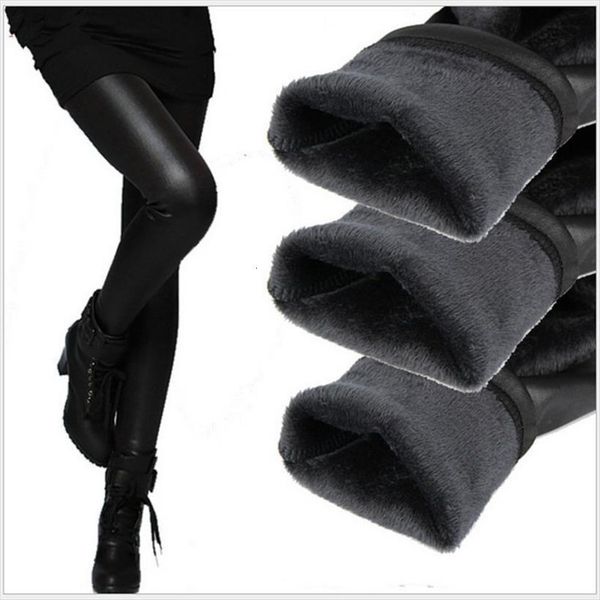 winter fake leather leggings boot women pant thick warm velvet legging slim pencil panties cashmere trousers, Black;white
winter fake leather leggings boot women pant thick warm velvet legging slim pencil panties cashmere trousers, Black;white