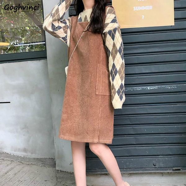 casual dresses women sleeveless dress corduroy knee-length solid side pockets party loose suspender streetwear elegant plus size chic, Black;gray
casual dresses women sleeveless dress corduroy knee-length solid side pockets party loose suspender streetwear elegant plus size chic, Black;gray