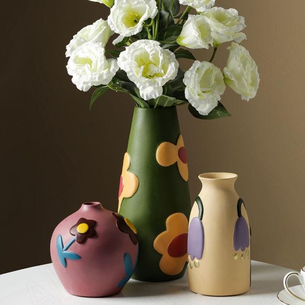 vases northern europe ceramic vase dining room deskretro fresh flowers organizer morandi color floral relief decorative
vases northern europe ceramic vase dining room deskretro fresh flowers organizer morandi color floral relief decorative