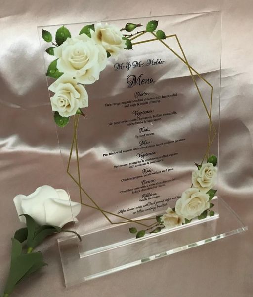 greeting cards peony,rose floral acrylic wedding invitation,custom 10pcs menu,birthday invite,make your own design invitations
greeting cards peony,rose floral acrylic wedding invitation,custom 10pcs menu,birthday invite,make your own design invitations