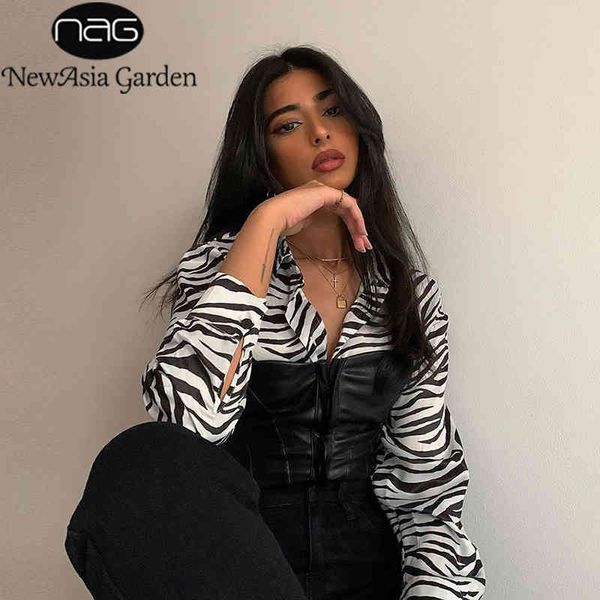 newasia zebra print blouses leather patchwork single breasted long sleeve shirt lady fashion party club outfits casual crop 210413, White
newasia zebra print blouses leather patchwork single breasted long sleeve shirt lady fashion party club outfits casual crop 210413, White