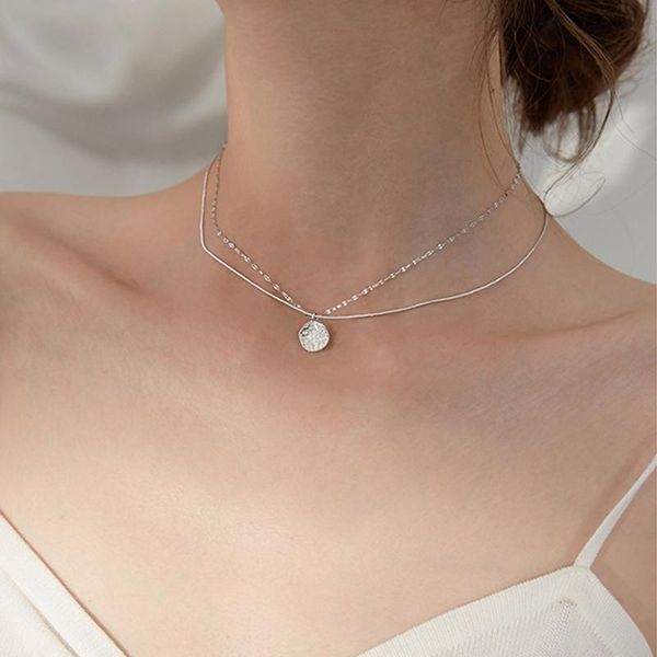 pendant necklaces jewelry with temperament necklace clavicle chain six-pointed star round accessory for female gift, Silver
pendant necklaces jewelry with temperament necklace clavicle chain six-pointed star round accessory for female gift, Silver