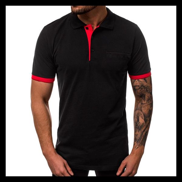 men's polos plus size 3xl men shirt cotton short sleeve brands summer mens -40, White;black
men's polos plus size 3xl men shirt cotton short sleeve brands summer mens -40, White;black