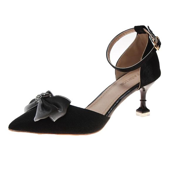 women's sandals flat buckle women summer fashion casual button shoes bowknot high heel tip fine-heeled, Black
women's sandals flat buckle women summer fashion casual button shoes bowknot high heel tip fine-heeled, Black