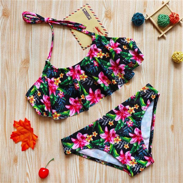 one-piece suits children's swimsuit ruffle tropical rainforest print split girls baby 2021
one-piece suits children's swimsuit ruffle tropical rainforest print split girls baby 2021