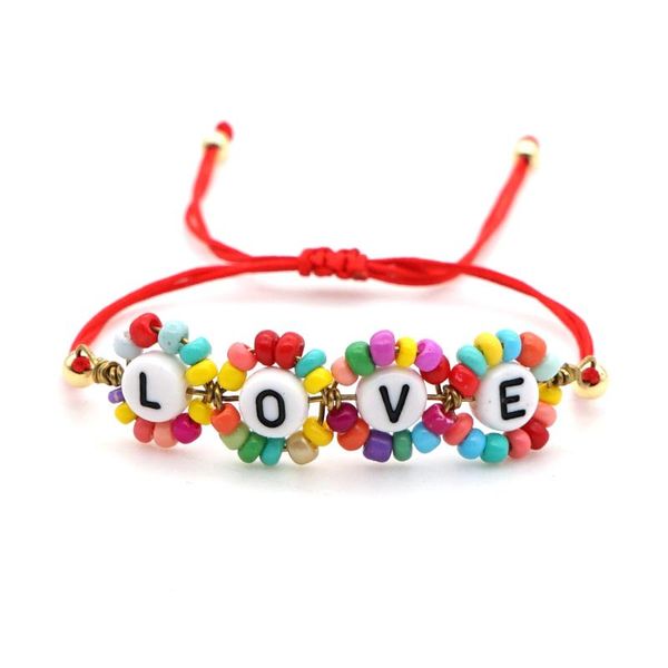 beaded, strands valentine's day gift creative simple fashion bohemian color beaded love letter couple bracelet women's on hand, Black
beaded, strands valentine's day gift creative simple fashion bohemian color beaded love letter couple bracelet women's on hand, Black