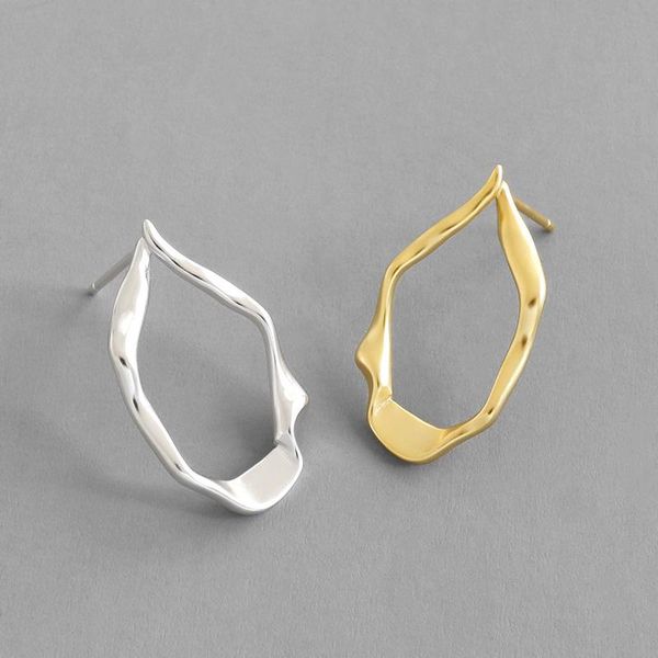 gold s925 sterling silver earrings twisted irregular for women baroque stud, Golden;silver
gold s925 sterling silver earrings twisted irregular for women baroque stud, Golden;silver