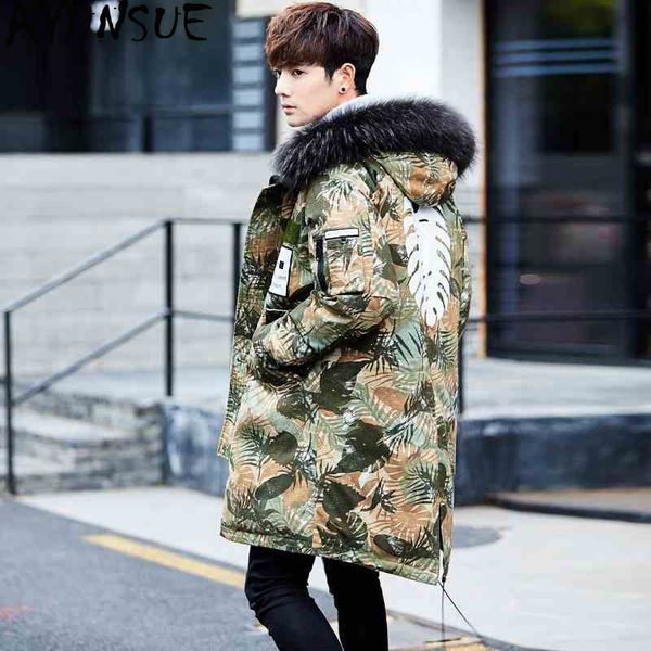 men's down parkas 2021 winter jacket hooded plus size large fur collar camouflage print coat mens clothing casaco masculino, Black
men's down parkas 2021 winter jacket hooded plus size large fur collar camouflage print coat mens clothing casaco masculino, Black