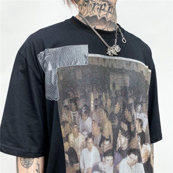 men's t-shirts t-shirt 2021 summer short sleeve printed tee hip hop oversized cotton casual harajuku streetwear tshirts clothing, White;black
men's t-shirts t-shirt 2021 summer short sleeve printed tee hip hop oversized cotton casual harajuku streetwear tshirts clothing, White;black