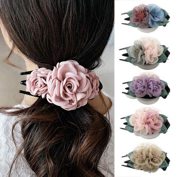 flower hair clip for women girls hairpin accessories comb wedding flamenco dancer 1pc, Slivery;white
flower hair clip for women girls hairpin accessories comb wedding flamenco dancer 1pc, Slivery;white