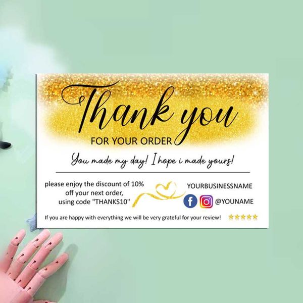 greeting cards moden gold business thank you insert card for your order modern packaging support small businesses
greeting cards moden gold business thank you insert card for your order modern packaging support small businesses