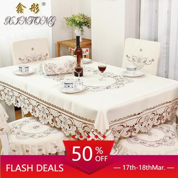 european-style pastoral embroidered tablecloth fabric table runner chair cover cloth
european-style pastoral embroidered tablecloth fabric table runner chair cover cloth