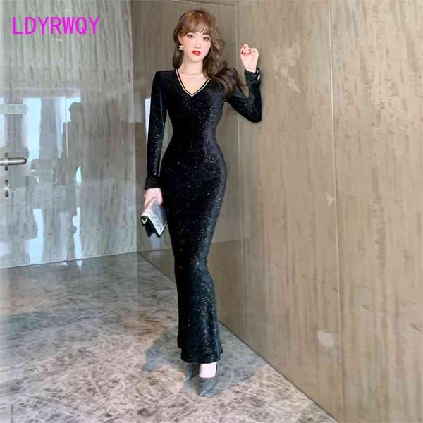 long slim bottom long sleeve dress office lady sheath solid zippers ankle-length polyester 210603, Black;gray
long slim bottom long sleeve dress office lady sheath solid zippers ankle-length polyester 210603, Black;gray