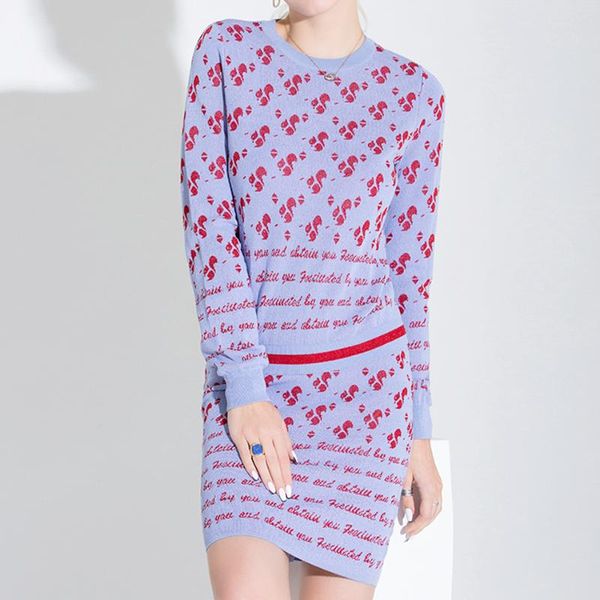 spring slim fashion long sleeve round neck skirt small fragrance temperament suit women's two piece pants, White
spring slim fashion long sleeve round neck skirt small fragrance temperament suit women's two piece pants, White