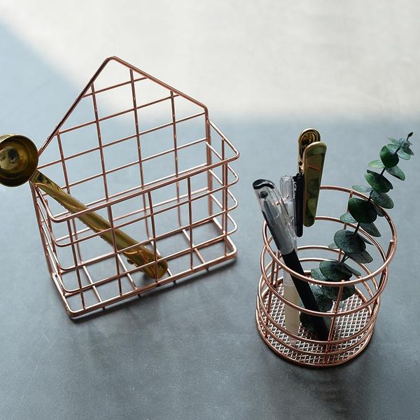 hooks & rails nordic style rose gold house shape iron storage basket pen holder home organizer decoration accessories for magazine
hooks & rails nordic style rose gold house shape iron storage basket pen holder home organizer decoration accessories for magazine