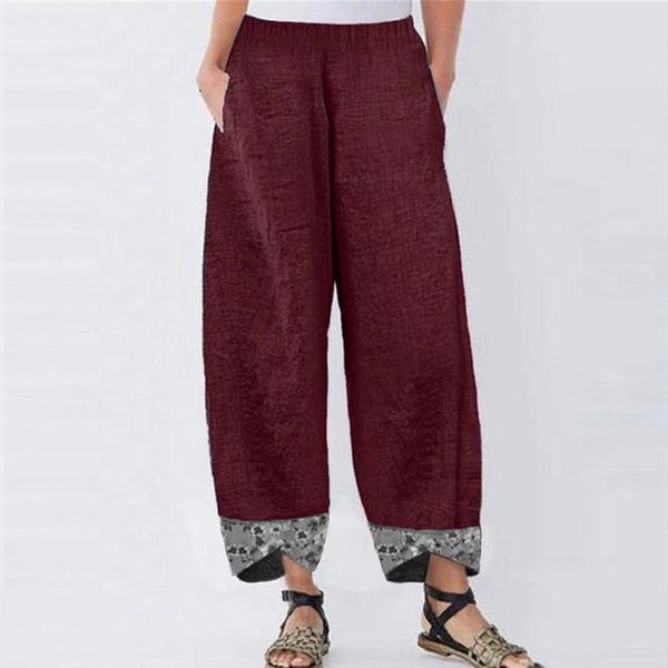 cotton linen vintage summer women capri elastic waist irregular trousers pantalon casual print cropped plus size 5xl, Black;white
cotton linen vintage summer women capri elastic waist irregular trousers pantalon casual print cropped plus size 5xl, Black;white