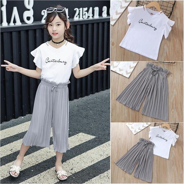 baby girls clothes set kids printed t shirt wide leg pants suits children short sleeve girl clothing 6 7 8, White
baby girls clothes set kids printed t shirt wide leg pants suits children short sleeve girl clothing 6 7 8, White