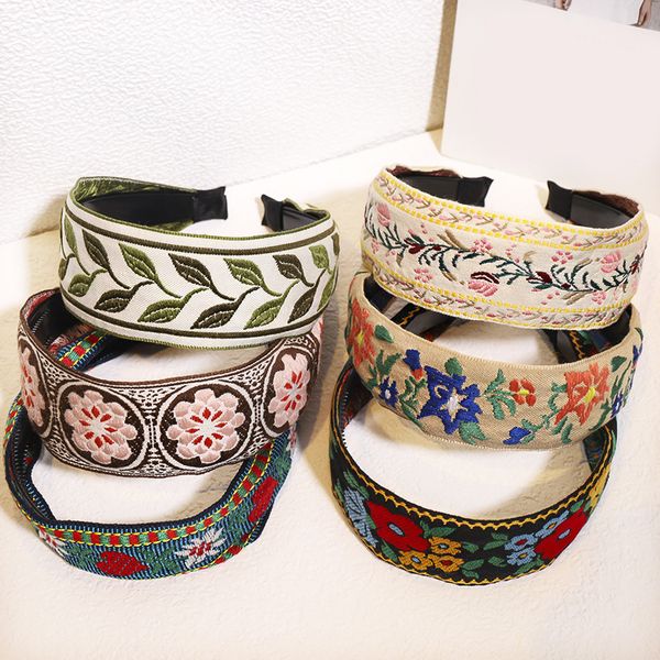 embroidery flowers leaf hairbands toothed non-slip head hoop head band wide bezel makeup hair bands hair accessory hairbands, Silver
embroidery flowers leaf hairbands toothed non-slip head hoop head band wide bezel makeup hair bands hair accessory hairbands, Silver