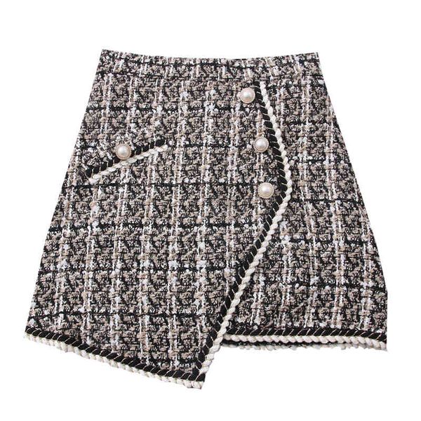 skirts celebrity retro temperament short skirt perfumed little tweed high waist irregular fine delicate female tzst, Black
skirts celebrity retro temperament short skirt perfumed little tweed high waist irregular fine delicate female tzst, Black
