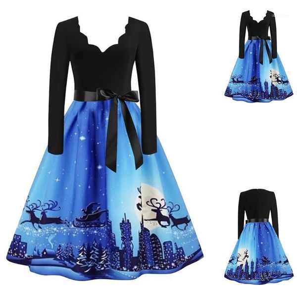 casual dresses women long sleeve christmas musical notes print vintage dress fashion for clothing1, Black;gray
casual dresses women long sleeve christmas musical notes print vintage dress fashion for clothing1, Black;gray