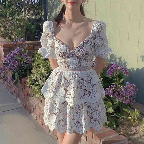 summer women lace party dress short sleeve cake white ruffle mini 210513, Black;gray
summer women lace party dress short sleeve cake white ruffle mini 210513, Black;gray
