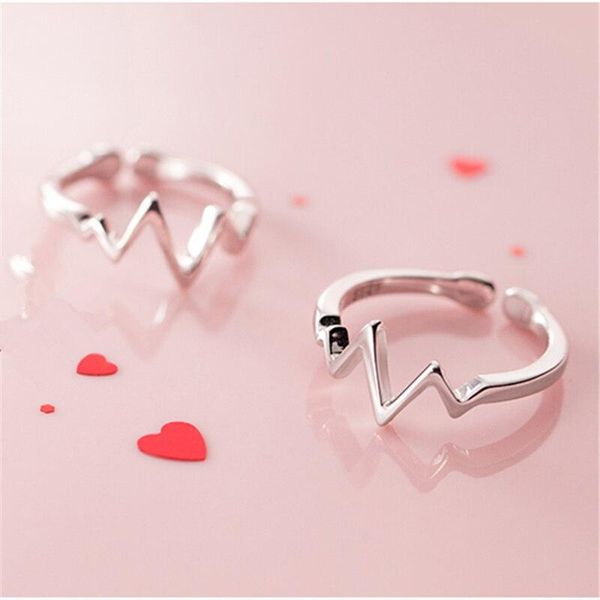 cluster rings a00653 925 sterling silver minimalist geometric line wave heartbeat finger for women fashion jewelry accessory, Golden;silver
cluster rings a00653 925 sterling silver minimalist geometric line wave heartbeat finger for women fashion jewelry accessory, Golden;silver