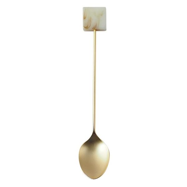 spoons 304 stainless steel small spoon coffee stirring acrylic gold-plated geometric shape dessert
spoons 304 stainless steel small spoon coffee stirring acrylic gold-plated geometric shape dessert