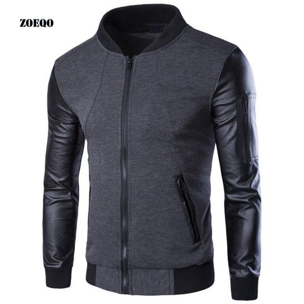 zoeqo hoodi patchwork leather sve casual sweatshirt et coat tracksuits for mens masculino, Black;brown
zoeqo hoodi patchwork leather sve casual sweatshirt et coat tracksuits for mens masculino, Black;brown