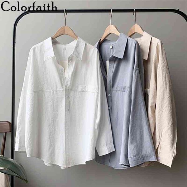 colorfaith new women autumn winter blouses shirts buttons patchwork casual vintage oversize office lady wild bl5623 210413, White
colorfaith new women autumn winter blouses shirts buttons patchwork casual vintage oversize office lady wild bl5623 210413, White