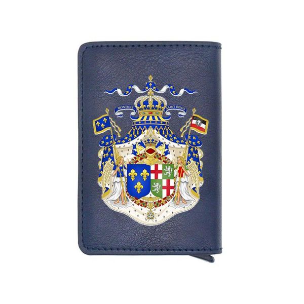 card holders blue french royal family digital printing holder wallet charm men women slim mini short purse gift, Brown;gray
card holders blue french royal family digital printing holder wallet charm men women slim mini short purse gift, Brown;gray