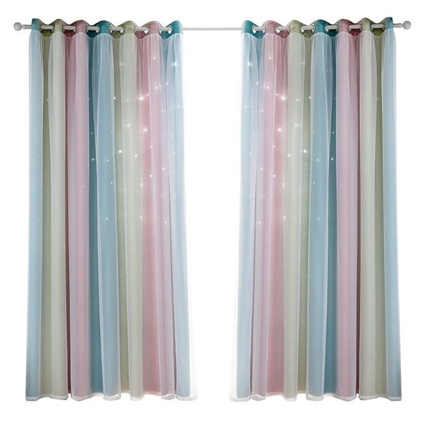 curtain & drapes window curtains colorful double layer double-layer shading shiny stars one pieces for kids girls bedroom room divider
curtain & drapes window curtains colorful double layer double-layer shading shiny stars one pieces for kids girls bedroom room divider