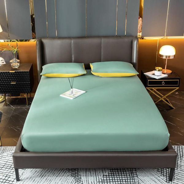 sheets & sets solid color bed sheet with elastic bands washed cotton fitted double king full twin queen linen home mattress cover
sheets & sets solid color bed sheet with elastic bands washed cotton fitted double king full twin queen linen home mattress cover