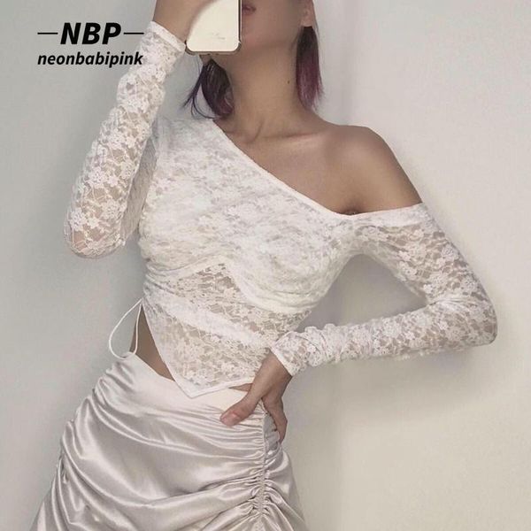 women's t-shirt neonbabipink fairy grunge lace crop women spring 2021 oblique collar long sleeve t-shirts aesthetic clothes n33-ce1, White
women's t-shirt neonbabipink fairy grunge lace crop women spring 2021 oblique collar long sleeve t-shirts aesthetic clothes n33-ce1, White