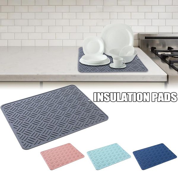 mats & pads silicone dish drying mat with hanging hole easy clean heat resistance draining pad kitchen supply table decoration
mats & pads silicone dish drying mat with hanging hole easy clean heat resistance draining pad kitchen supply table decoration