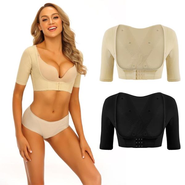 women's shapers women chest up bra support upper compression sleeves arm shaper posture corrector back supporter brace for, Black;white
women's shapers women chest up bra support upper compression sleeves arm shaper posture corrector back supporter brace for, Black;white