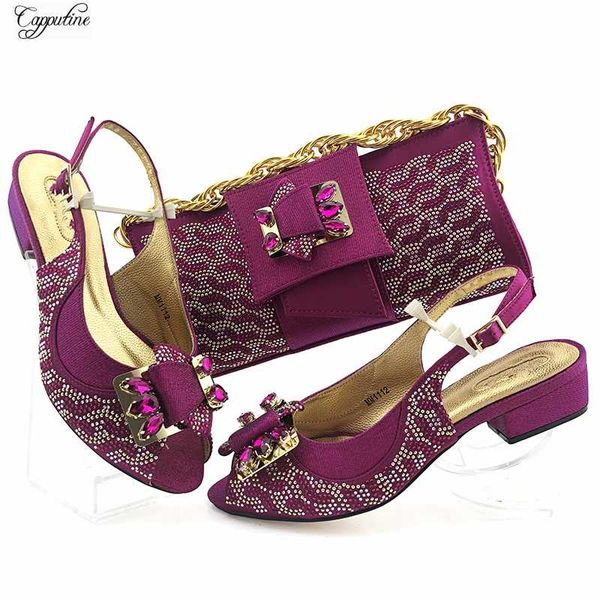 dress shoes purple lady medium heel and handbag african party matching with bag set mm1112 height 3.8cm, Black
dress shoes purple lady medium heel and handbag african party matching with bag set mm1112 height 3.8cm, Black