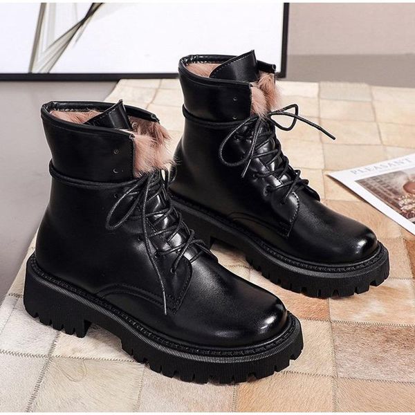 boots women ankle winter shoes warm plush pu leather lace up non slip fashion woman snow female ladies fur, Black
boots women ankle winter shoes warm plush pu leather lace up non slip fashion woman snow female ladies fur, Black
