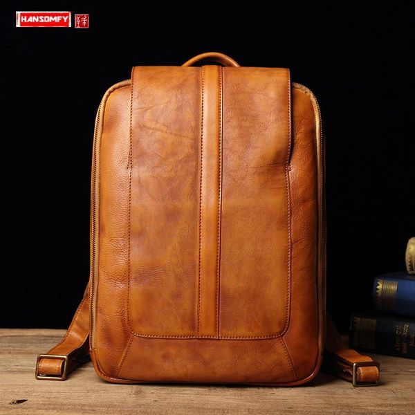 backpack genuine leather men's men vintage travel backpacks casual lapbag fashion retro schoolbag male
backpack genuine leather men's men vintage travel backpacks casual lapbag fashion retro schoolbag male