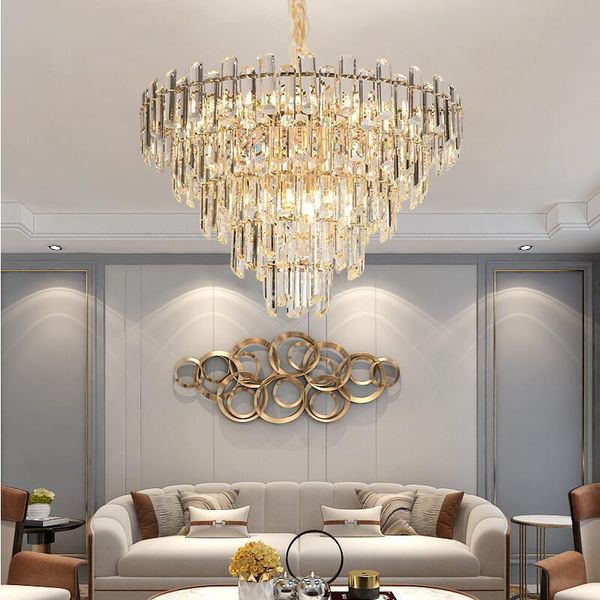 crystal pendant lamp luster modern living room lighting luxury pillar el decoration chandeliers
crystal pendant lamp luster modern living room lighting luxury pillar el decoration chandeliers