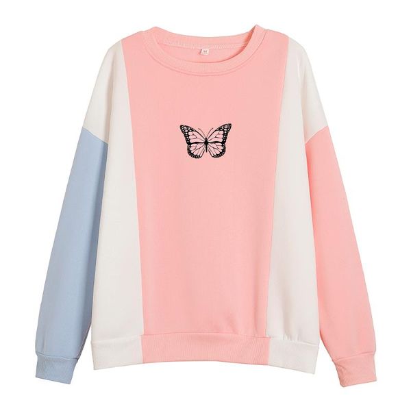 women's hoodies & sweatshirts winter oversized women harajuku butterfly printed crewneck aesthetic hoodie autumn ladies hoody streetwea, Black
women's hoodies & sweatshirts winter oversized women harajuku butterfly printed crewneck aesthetic hoodie autumn ladies hoody streetwea, Black