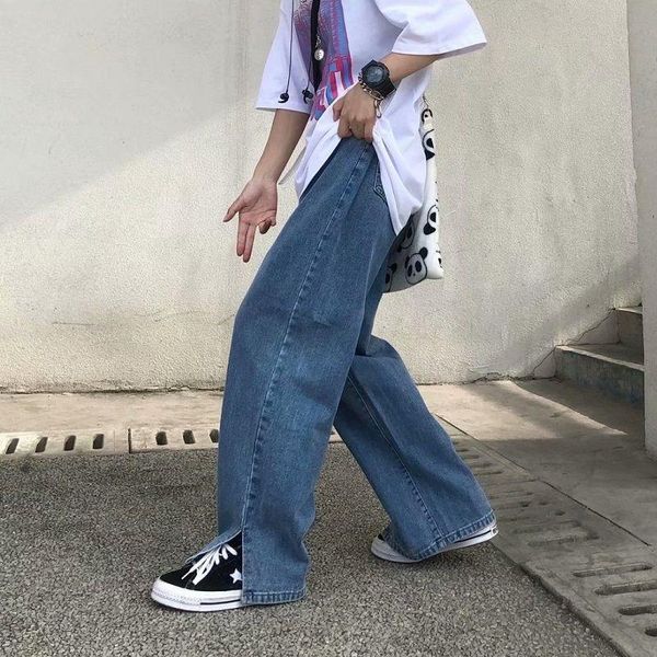 men's jeans denim mopping pants korean oversized casual men fashion straight-leg streetwear wide-leg trousers, Blue
men's jeans denim mopping pants korean oversized casual men fashion straight-leg streetwear wide-leg trousers, Blue
