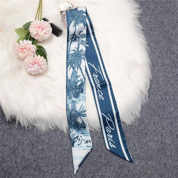 scarves tarot coconut tree twill 100% silk scarf women brand foulard bag design wrist towel summer neckerchief headband, Blue;gray
scarves tarot coconut tree twill 100% silk scarf women brand foulard bag design wrist towel summer neckerchief headband, Blue;gray