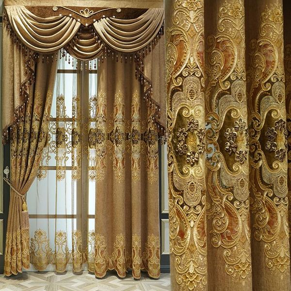 curtain & drapes european style embroidered chenille curtains heat insulation and shading finished custom for living dining room bedroom
curtain & drapes european style embroidered chenille curtains heat insulation and shading finished custom for living dining room bedroom