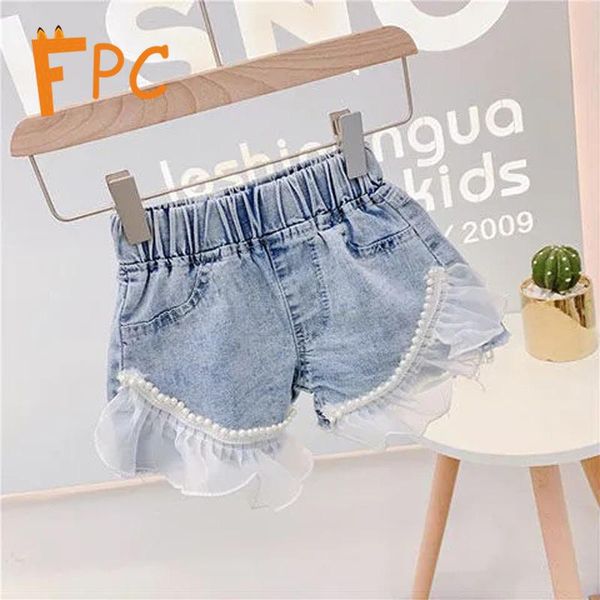 shorts solid lace pearls fashion cute denim for girls sheath elastic waist mini jean 2-9y summer pants, Black
shorts solid lace pearls fashion cute denim for girls sheath elastic waist mini jean 2-9y summer pants, Black