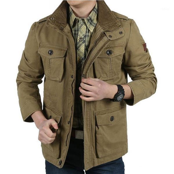 men's jackets brand 2021 jacket men causal cotton windbreaker long mens military outwear flight trench pocket coats, Black;brown
men's jackets brand 2021 jacket men causal cotton windbreaker long mens military outwear flight trench pocket coats, Black;brown