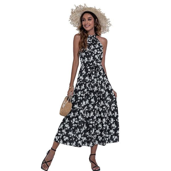 casual dresses vitiana women beach long dress summer 2021 female sleeveless neck-mounted party femme print vestidos, Black;gray
casual dresses vitiana women beach long dress summer 2021 female sleeveless neck-mounted party femme print vestidos, Black;gray
