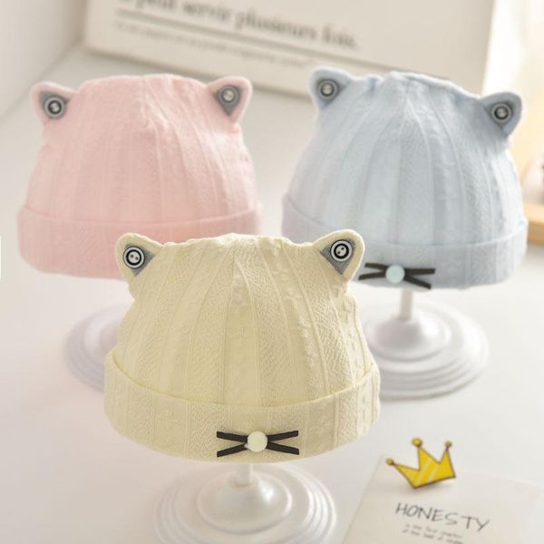 beanies 0-4 month born baby hat with buttons cat ear chilren's cotton hats spring autumn summer caps infant boy girl fetal cap
beanies 0-4 month born baby hat with buttons cat ear chilren's cotton hats spring autumn summer caps infant boy girl fetal cap