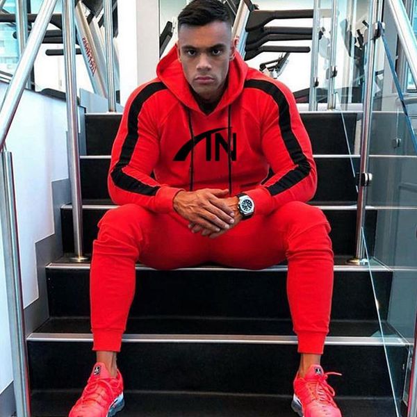 men's tracksuits men sportswear suit sweatshirt male sweatpants running sports 2 piece gym fitness hoodie sets jogging pants clothing, Gray
men's tracksuits men sportswear suit sweatshirt male sweatpants running sports 2 piece gym fitness hoodie sets jogging pants clothing, Gray