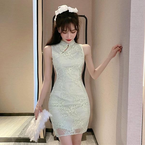 ethnic clothing 2021 chinese short qipao vintage style cheongsam women party nightclub dress custom modern lady female vestidos, Red
ethnic clothing 2021 chinese short qipao vintage style cheongsam women party nightclub dress custom modern lady female vestidos, Red