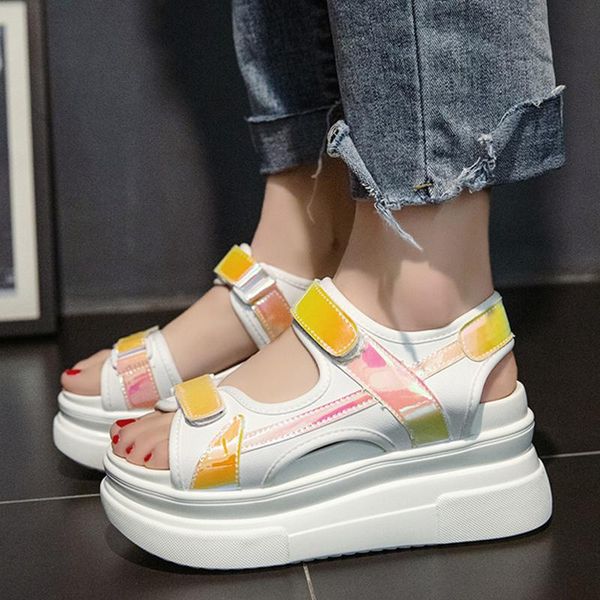 dress shoes summer women platform casual sandals convenient trend sequins upper ladies increase cm, Black
dress shoes summer women platform casual sandals convenient trend sequins upper ladies increase cm, Black
